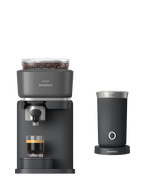 Philips Baristina Automatic Bean to Cup Coffee Machine & Milk Frother Set, Black