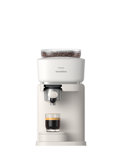 Philips Baristina Automatic Bean to Cup Coffee Machine, White, White