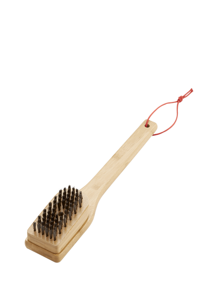 Weber Bamboo BBQ Grill Cleaning Brush, 30cm, Black