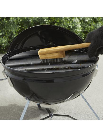 Weber Bamboo BBQ Grill Cleaning Brush, 30cm - view 2, Black