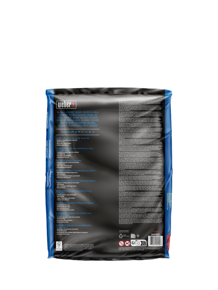 Weber Grill Academy Blend Hardwood BBQ Pellets Bag, 8kg - view 2, Black