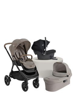 Joie Baby Finiti Pushchair and Carrycot with Sprint i-Size Car Seat Flex Click and Go Bundle, Maple, Maple