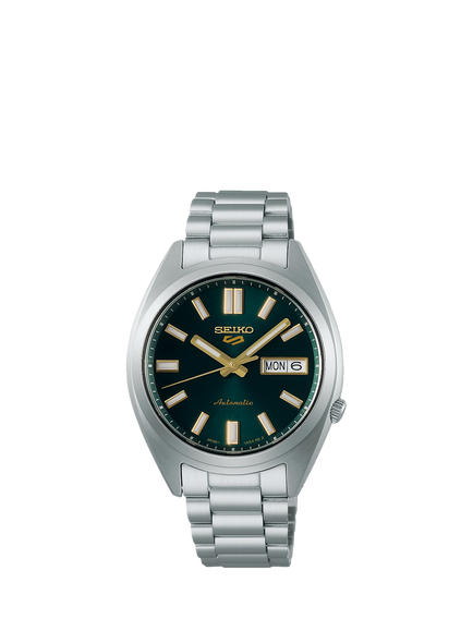 Seiko SRPL57K1 Unisex SNXS 5 Sports Bracelet Strap Watch, Green Tie, Green Tie