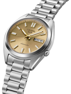 Seiko SRPL59K1 Unisex SNXS 5 Sports Bracelet Strap Watch, Gold, Gold