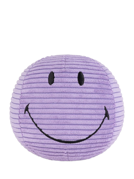Bon Ton Toys Smiley Face Plush, Purple, Purple