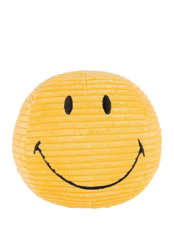 Bon Ton Toys Smiley Face Plush, Yellow, Yellow