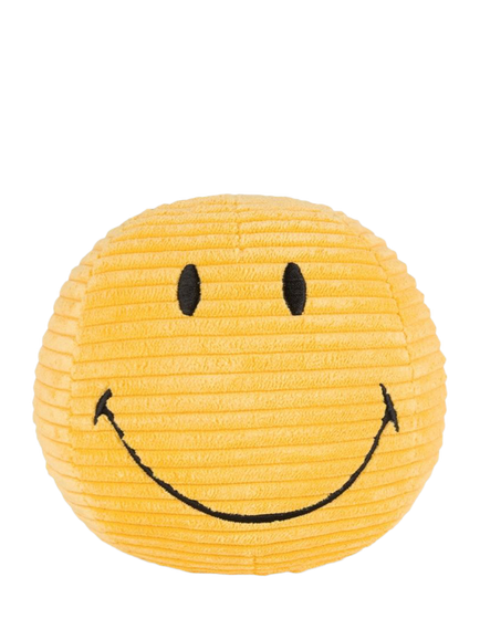 Bon Ton Toys Smiley Face Plush, Yellow, Yellow