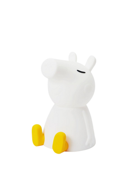Mr Maria Peppa Pig First Light Lamp, White / Yellow, White / Yellow