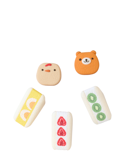 Crocs Kids' Cute Bakery Jibbitz Charms, Pack of 5, Multi, Multi
