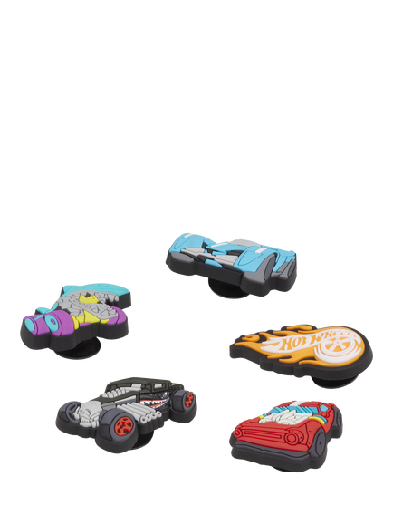 Crocs Kids' Hot Wheels Jibbitz Charms, Pack of 5, Multi, Multi