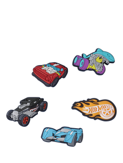 Crocs Kids' Hot Wheels Jibbitz Charms, Pack of 5, Multi - view 2, Multi