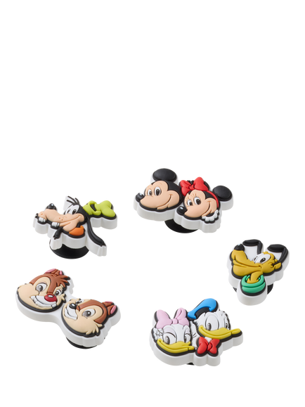 Crocs Kids' Mickey and Friends Jibbitz Charms, Pack of 5, Multi, Multi