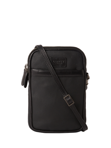 OSPREY LONDON The Grantham Phone Bag, Black