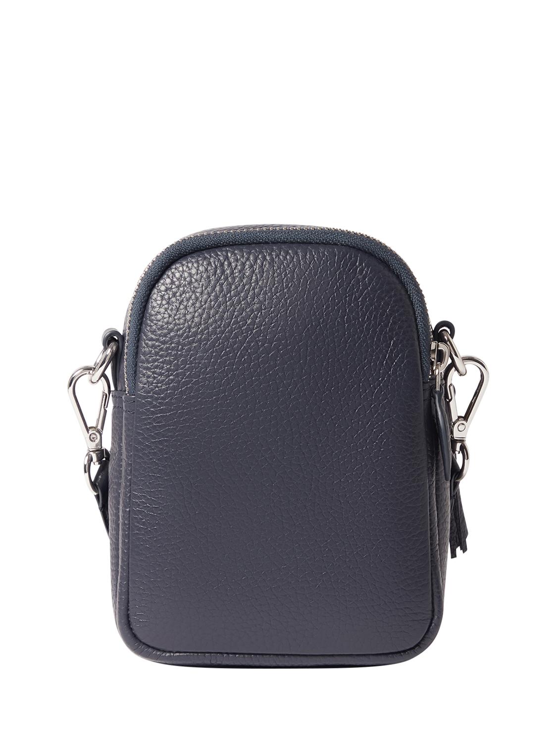 Product image 3 of 5, which shows OSPREY LONDON Stella Leather Phone Bag, Navy