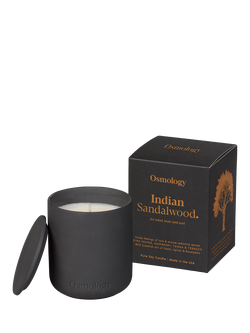 Osmology by Aery Indian Sandalwood Scented Candle, 280g, Black