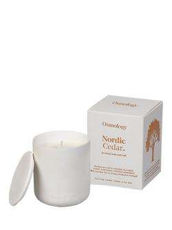 Osmology by Aery Nordic Cedar Scented Candle, 280g, White
