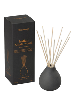 Osmology by Aery Indian Sandalwood Reed Diffuser, 200ml, Black