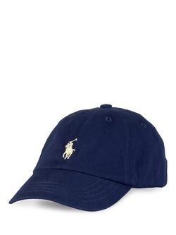Ralph Lauren Kids' Cotton Cap, Newport Navy, 6-14 Years, Newport Navy