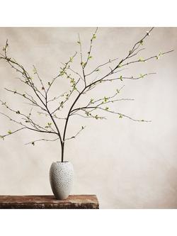 West Elm Faux Blossom Branch - view 2, Ivory