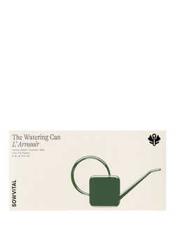 Sowvital Stainless Steel Watering Can, 500ml, Green - view 2, Green