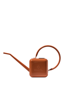 Sowvital 'Love Thy Plants' Stainless Steel Watering Can, 1.25L, Terracotta, Terracotta