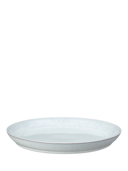 Denby White Speckle Stoneware Dinner Plate, 26cm - view 2, White