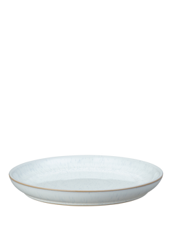 Denby White Speckle Stoneware Medium Plate, 21.5cm - view 2, White
