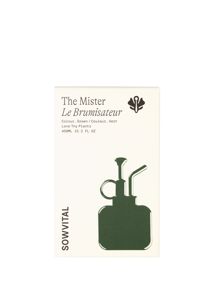 Sowvital Stainless Steel Houseplant Mister, 450ml, Green - view 2, Green