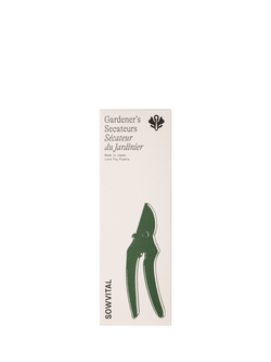 Sowvital Gardener's Houseplant Pruning Secateurs - view 2, Green