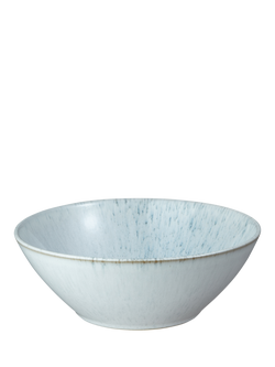Denby Kiln Blue Stoneware Cereal Bowl, 16.5cm, Blue