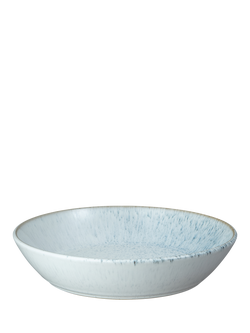 Denby Kiln Blue Stoneware Pasta Bowl, 22cm, Blue