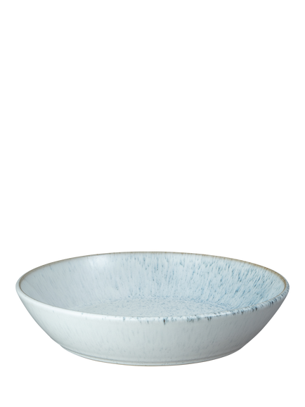 Denby Kiln Blue Stoneware Pasta Bowl, 22cm, Blue