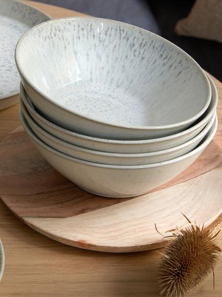 Denby Kiln Stoneware Cereal Bowl, 16.5cm, Natural - view 2, Natural
