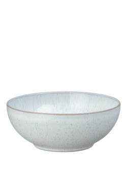 Denby White Speckle Stoneware Cereal Bowl, 17cm, White