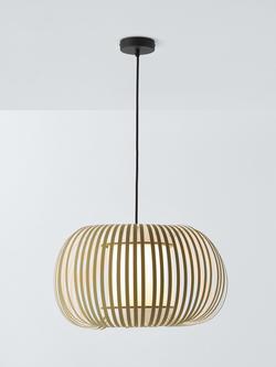 John Lewis Harmony Small Ribbon Ceiling Light, Green