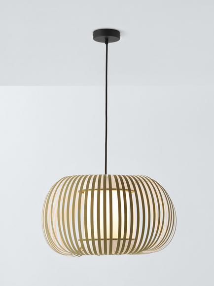 John Lewis Harmony Small Ribbon Ceiling Light, Green