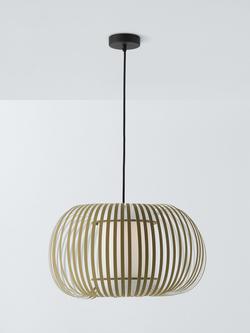 John Lewis Harmony Small Ribbon Ceiling Light - view 2, Green