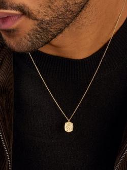 Dower & Hall St. Christopher Tiny Talisman Necklace, Gold - view 2, Gold