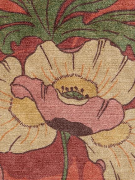 Liberty London Butterfield Velvet Furnishing Fabric, Lacquer, Lacquer