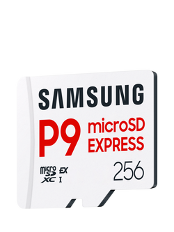 Samsung P9 Express microSDXC Card, up to 800MB/s Read Speed, 256GB - view 2, White
