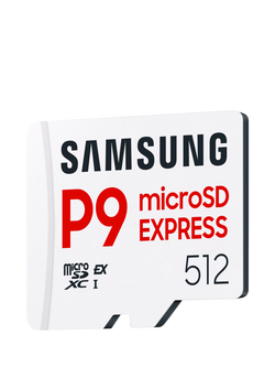 Samsung P9 Express microSDXC Card, up to 800MB/s Read Speed, 512GB - view 2, White