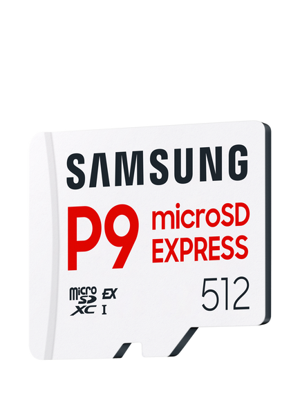Samsung P9 Express microSDXC Card, up to 800MB/s Read Speed, 512GB - view 2, White