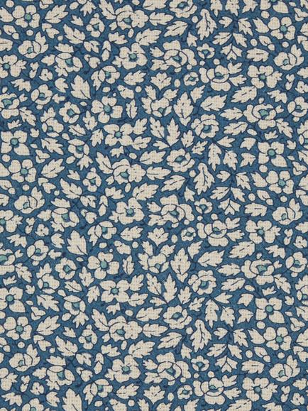 Liberty London Feather Petals Furnishing Fabric, Lapis