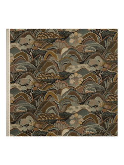 Liberty London Mount Edo Furnishing Fabric - view 2, Pewter Dark