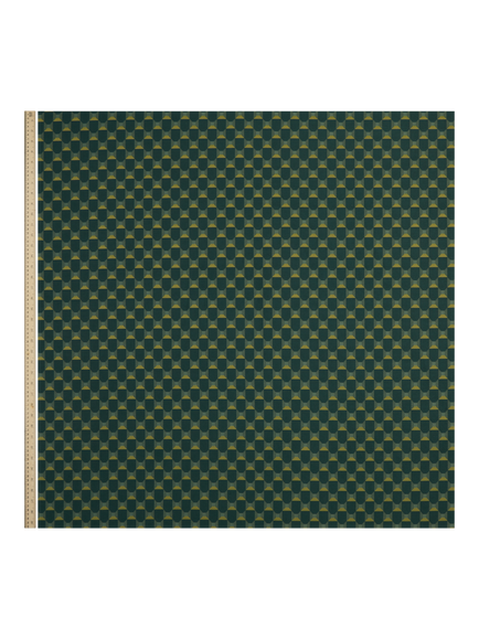 Liberty London Obi Check Furnishing Fabric - view 2, Acacia