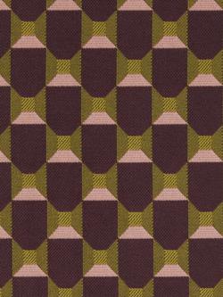 Liberty London Obi Check Furnishing Fabric, Brinjal