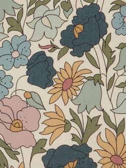 Liberty London Poppy Meadowfield LInen Furnishing Fabric, Lichen