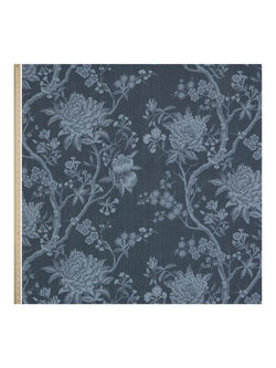 Liberty London Porcelain Flower Furnishing Fabric, Ink - view 2, Ink