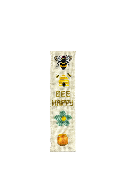 The Craft Kit Company Honey Bee Cross Stitch Bookmark Kit, Multi