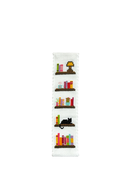 The Crafty Kit Company Booklovers Bookmark Cross Stitch Kit, Multi